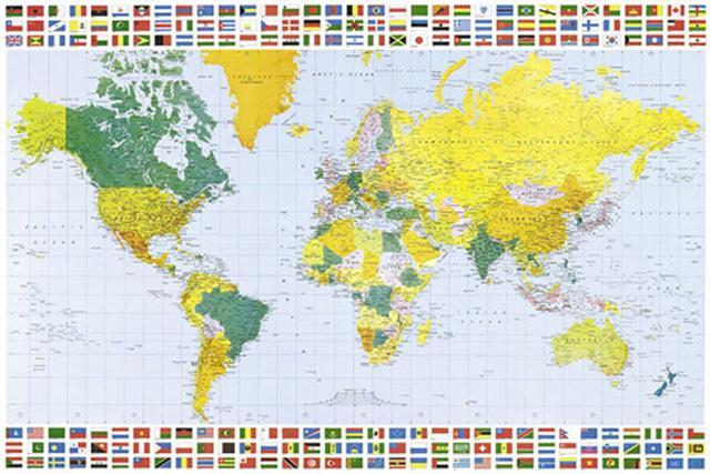 Poster - Map of the world